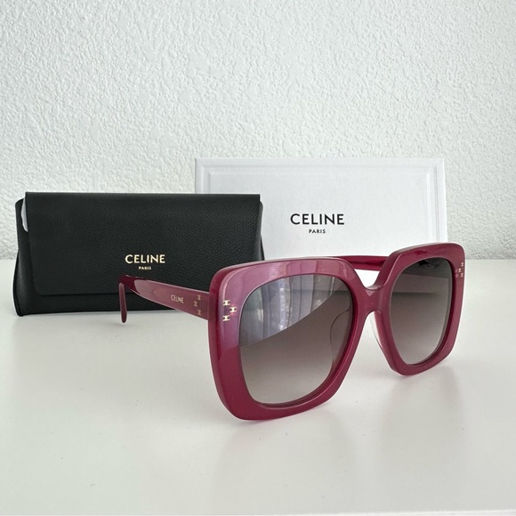 NEW!!! Celine CL40218U 74K sunglasses Authentic Retail 520$ - Picture 2 of 5